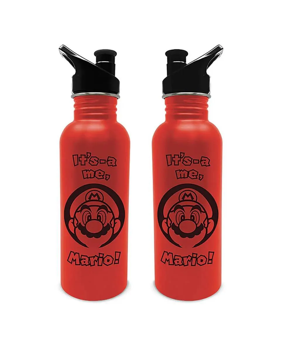 Boca Nintendo - Super Mario - It's-a me, Mario - Metal Canteen Bottle 