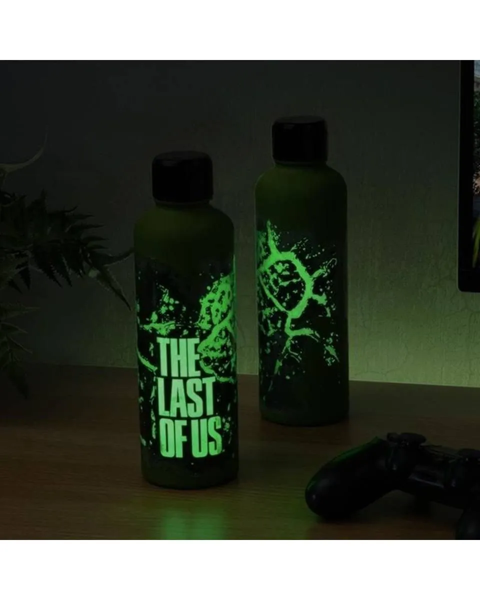 Boca Paladone The Last of Us - Metal Water Bottle Glows in the Dark 