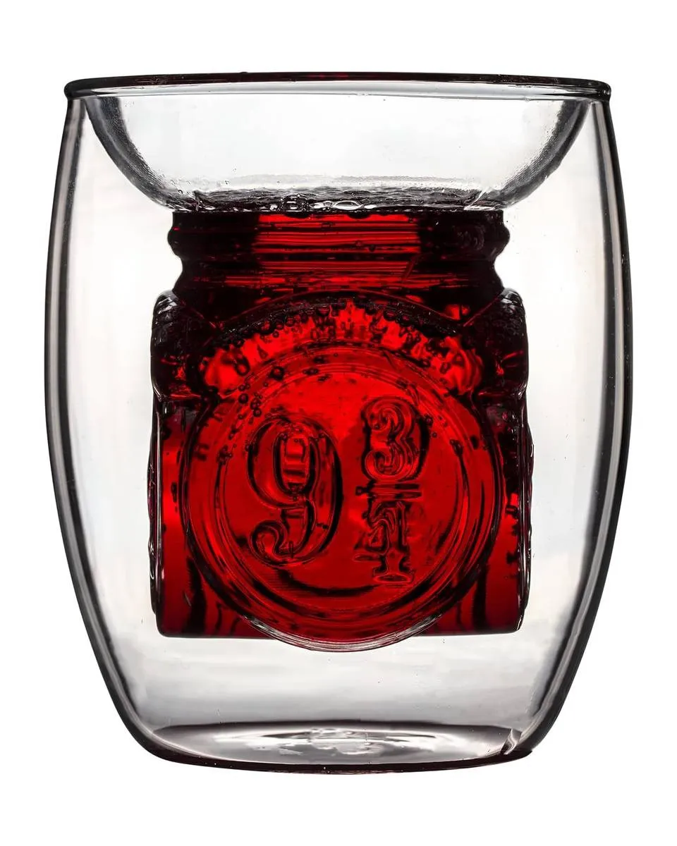 Čaša Harry Potter - Platform 9 3/4 Sign - 3D Doubble Walled Glass 
