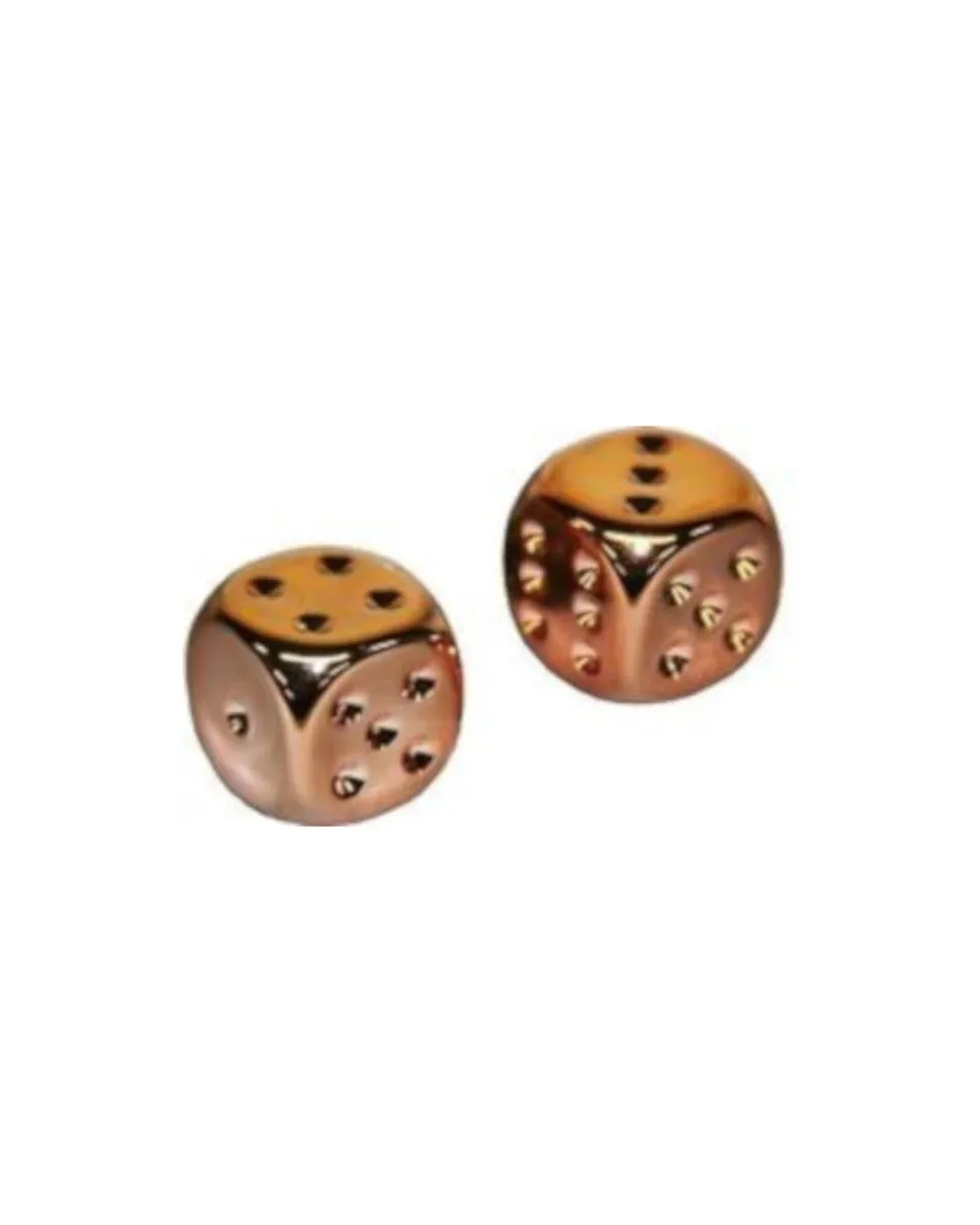 Kockice Chessex - Copper Metallic Dice Pair D6 16mm 