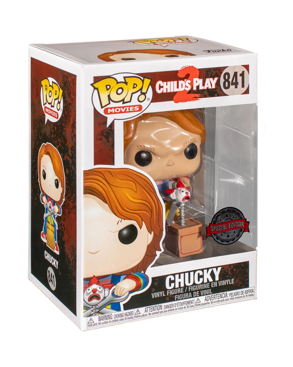 Bobble Figure Movies - Chucky POP! - Chucky with Buddy & Giant Scissors 