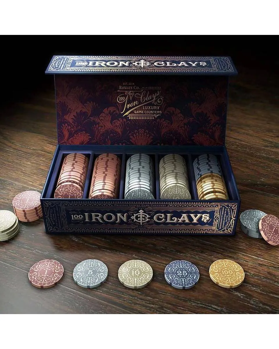 Čipovi - Žetoni Roxley - Iron Clays 100 