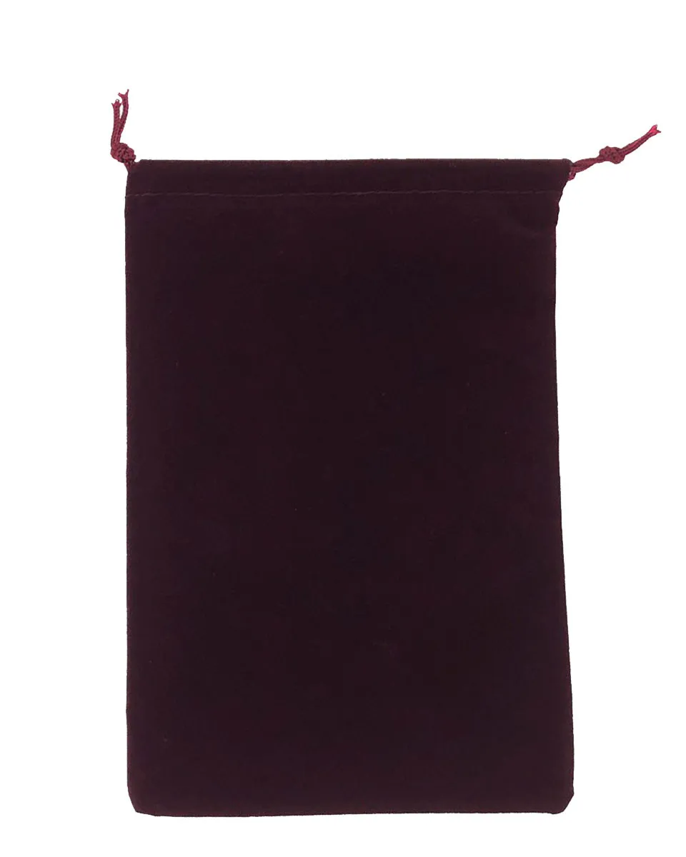 Dice Bag Chessex - Suedecloth L - Burgundy 