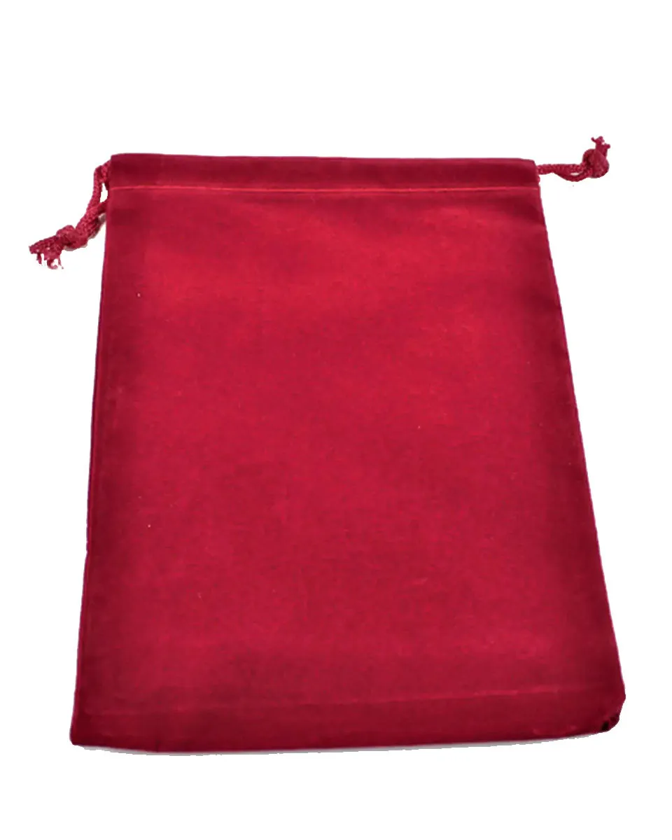 Dice Bag Chessex - Suedecloth L - Red 
