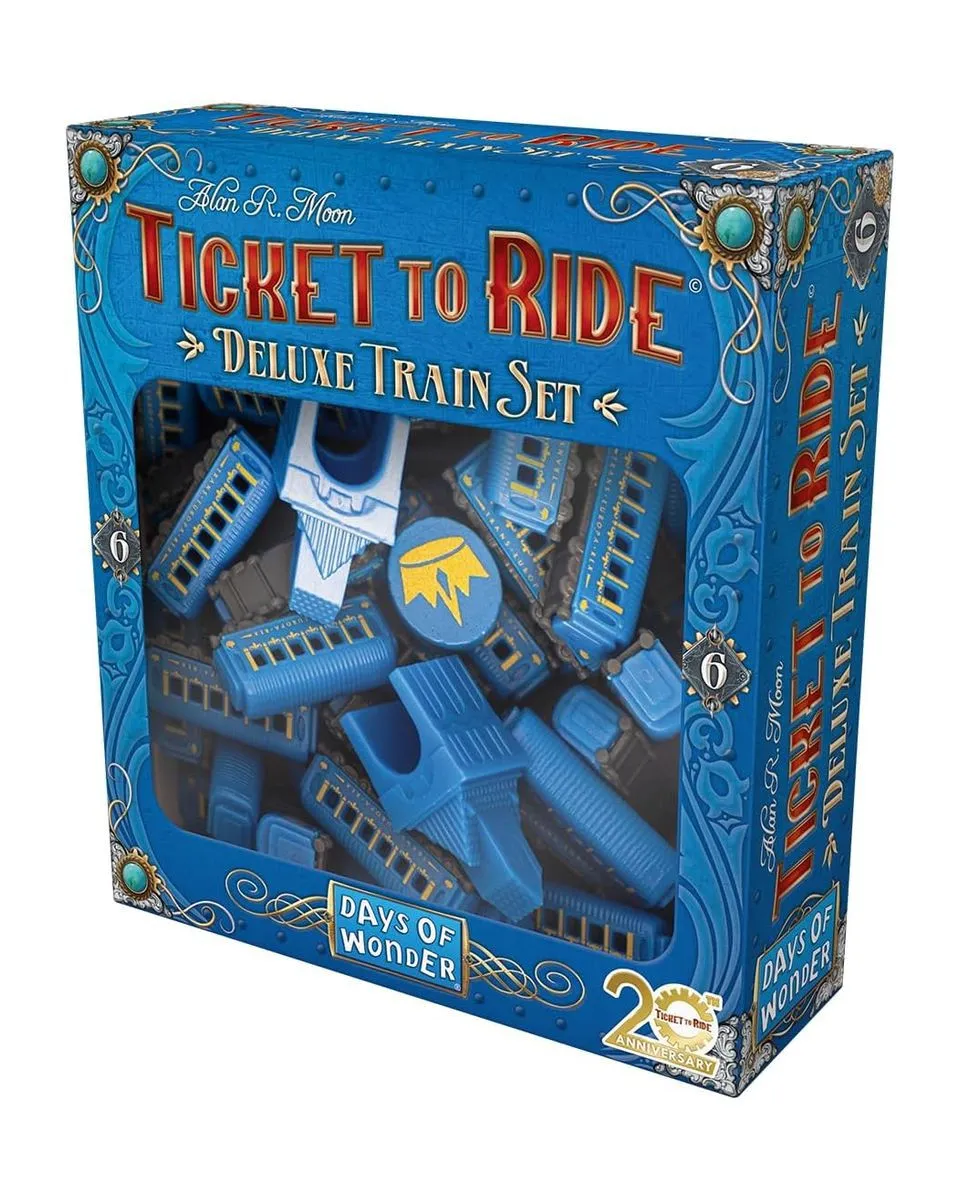 Društvena igra Ticket To Ride Europe - 20th Anniversary Deluxe Train Set - Blue 