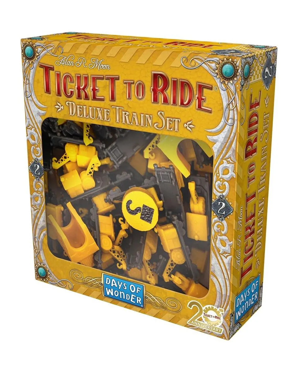 Društvena igra Ticket To Ride Europe - 20th Anniversary Deluxe Train Set - Yelow 