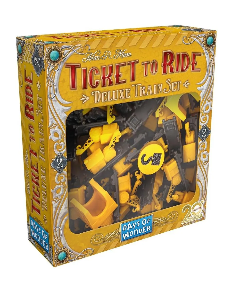 Društvena igra Ticket To Ride Europe - 20th Anniversary Deluxe Train Set - Yelow 