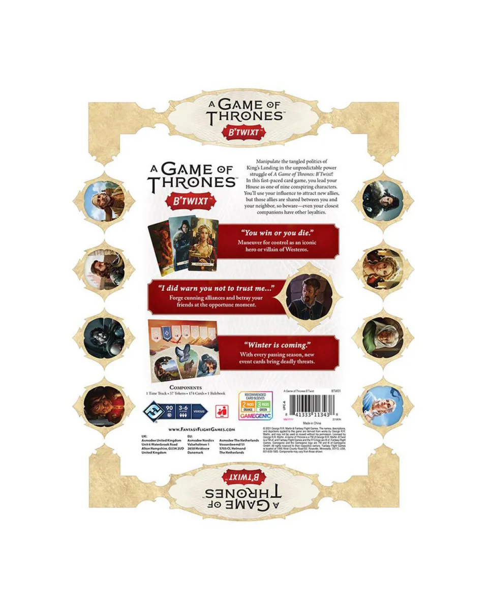 Društvena igra A Game of Thrones B'TWIXT 