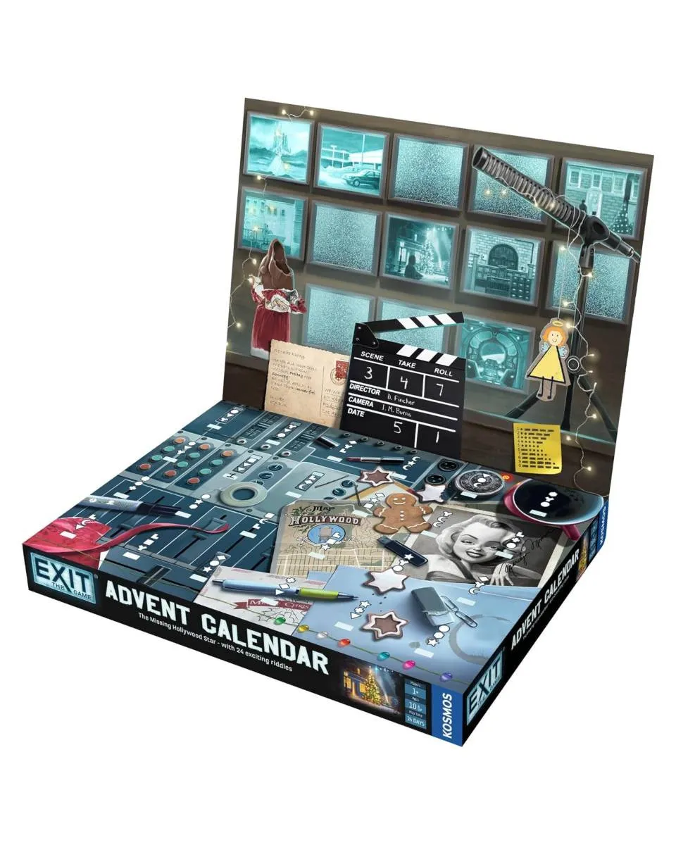 Društvena igra Advent Calendar - The Missing Hollywood Star (ENG) 