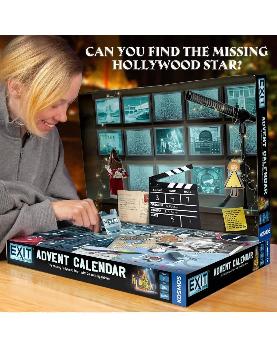 Društvena igra Advent Calendar - The Missing Hollywood Star (ENG) 