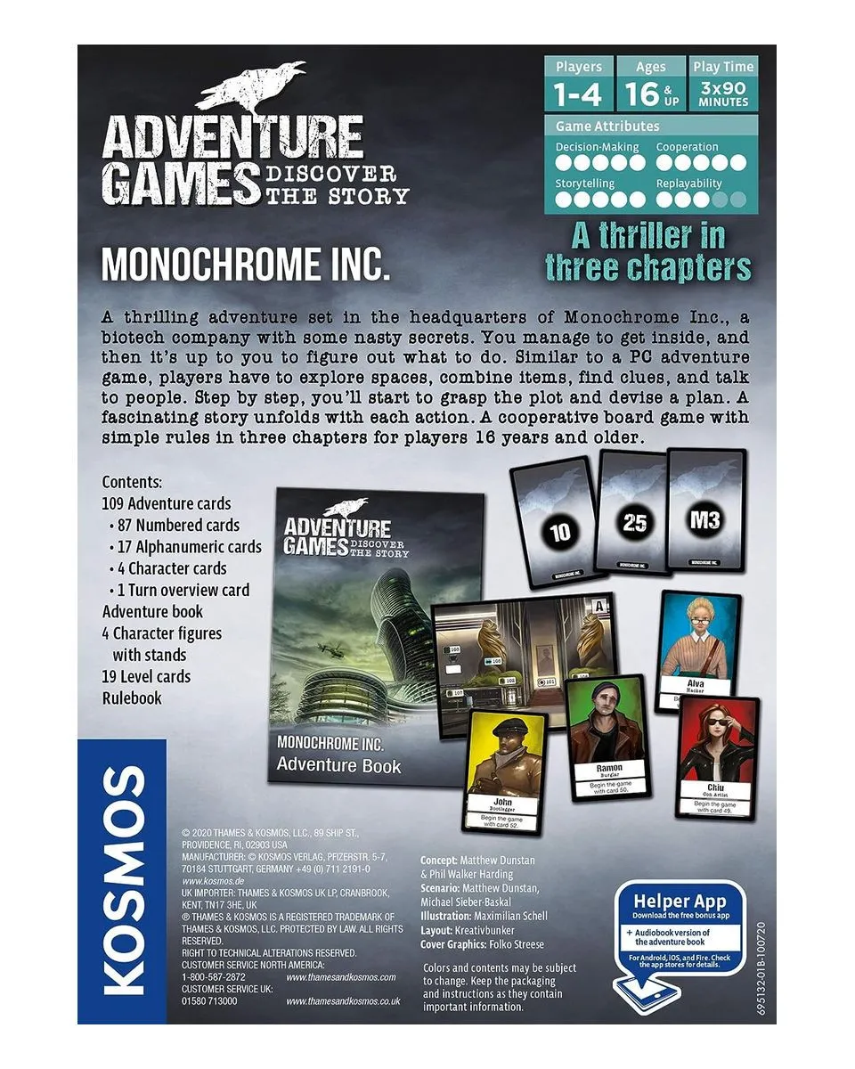 Društvena igra Adventure Games - Monochrome Inc. 