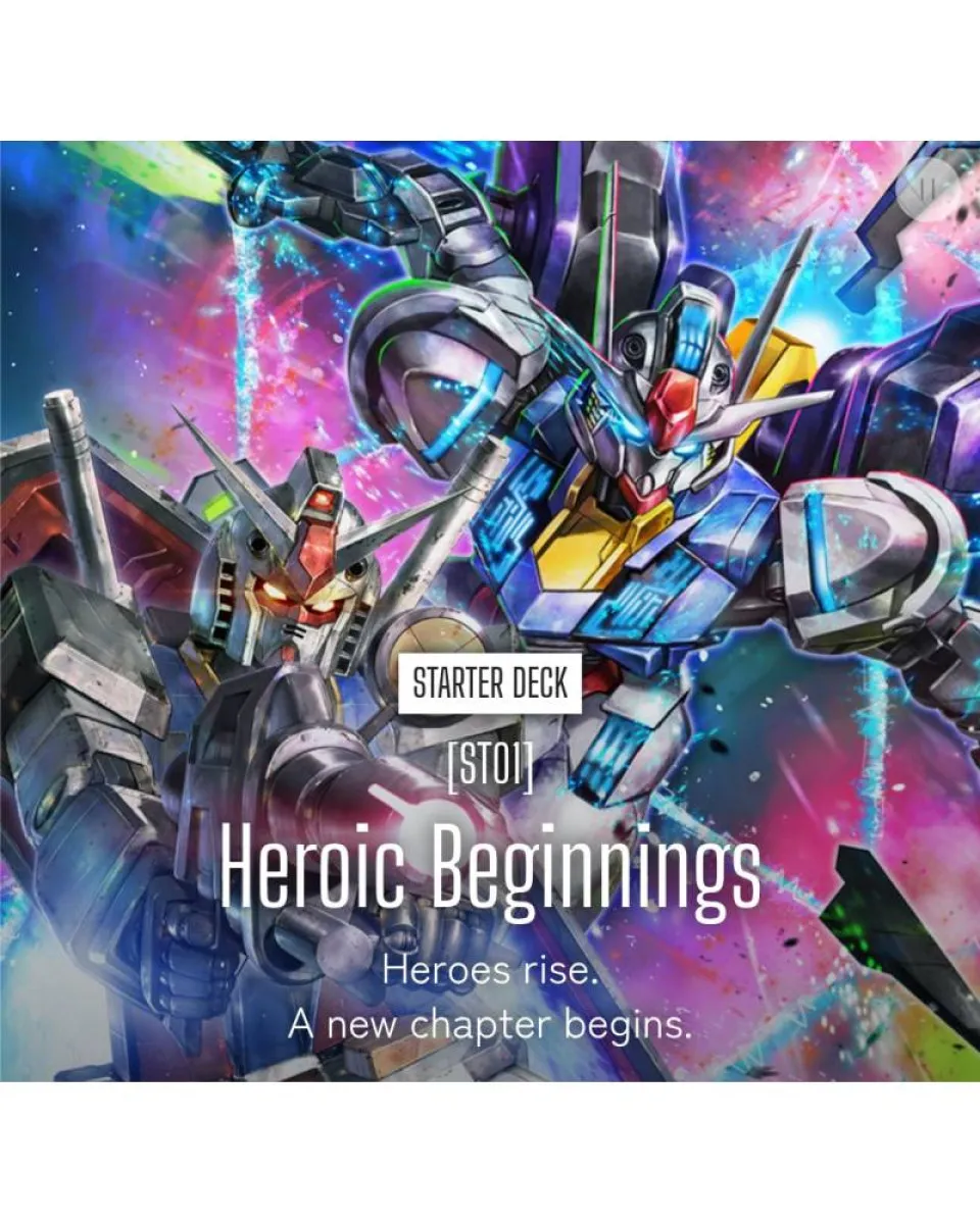 Društvena igra - Gundam - TCG Heroic Beginnings Starter Deck 