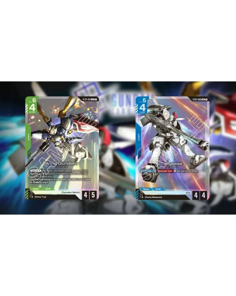 Društvena igra -Gundam - TCG Wings Of Advance Starter Deck 