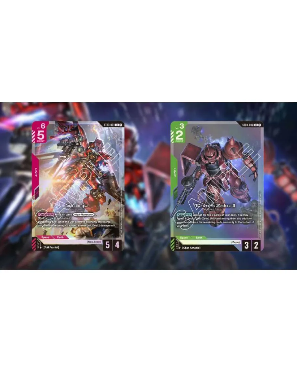Društvena igra - Gundam - TCG Zeon's Rush Starter Deck 