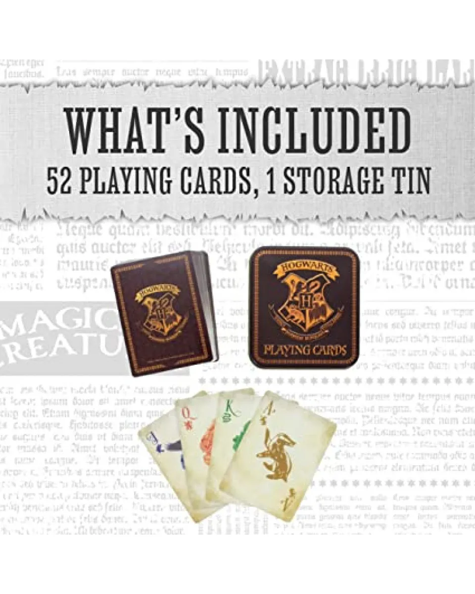 Karte Paladone Harry Potter - Hogwarts - Playing Cards 