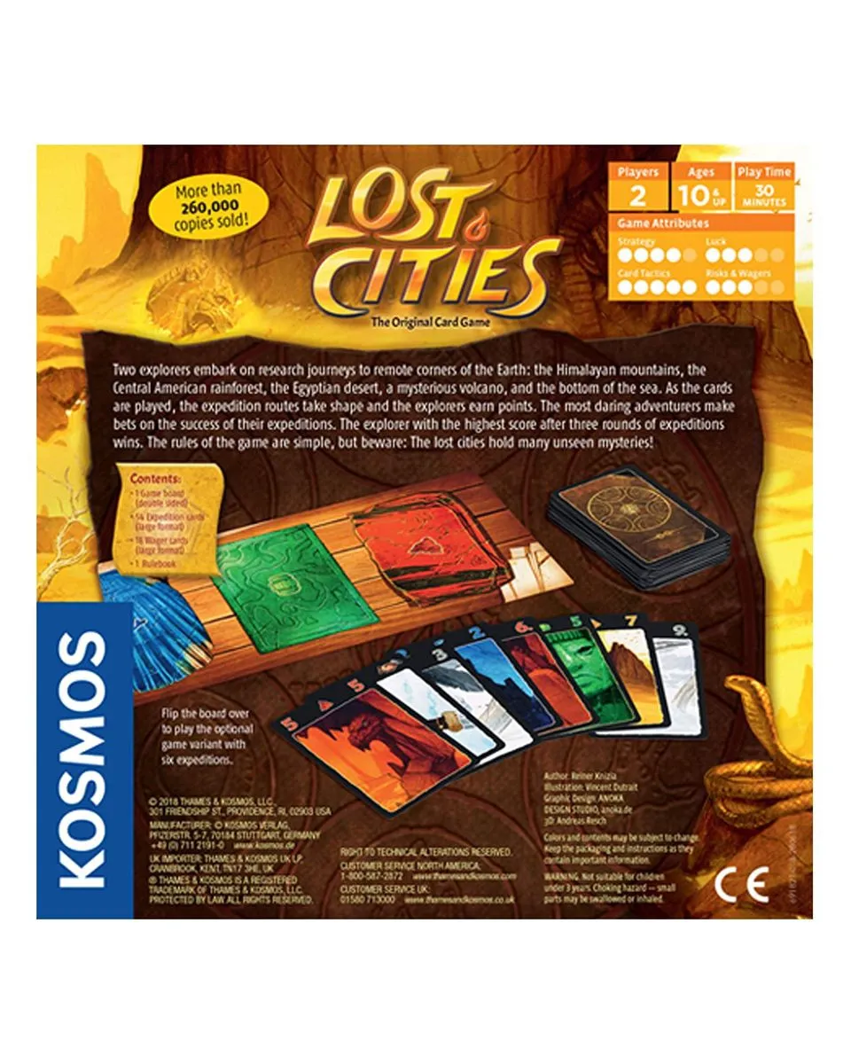 Društvena igra Lost Cities The Original Card Game 