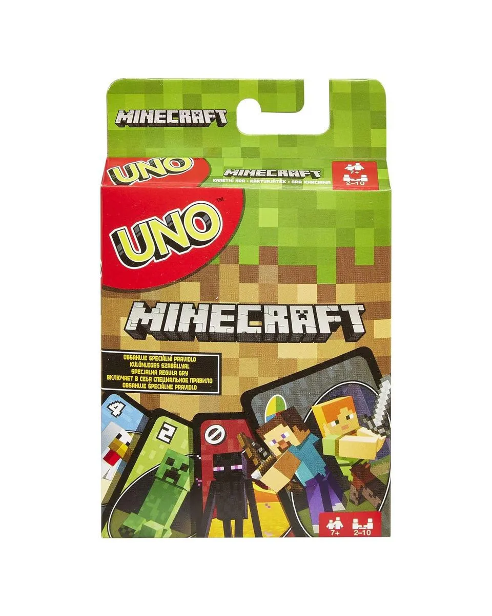Društvena igra Mattel UNO - Minecraft - Card Game 