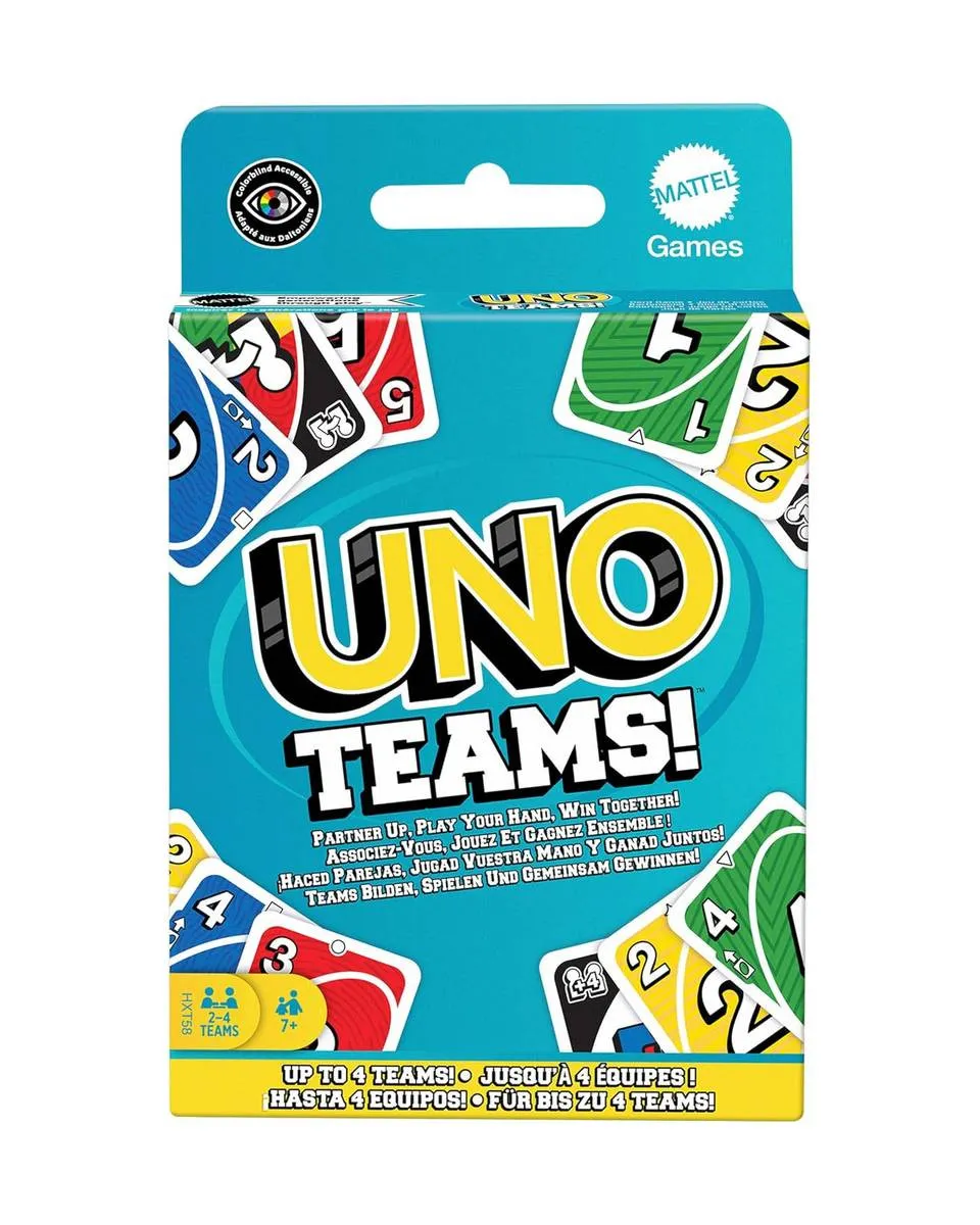 Društvena igra Mattel UNO - Teams! - Card Game 
