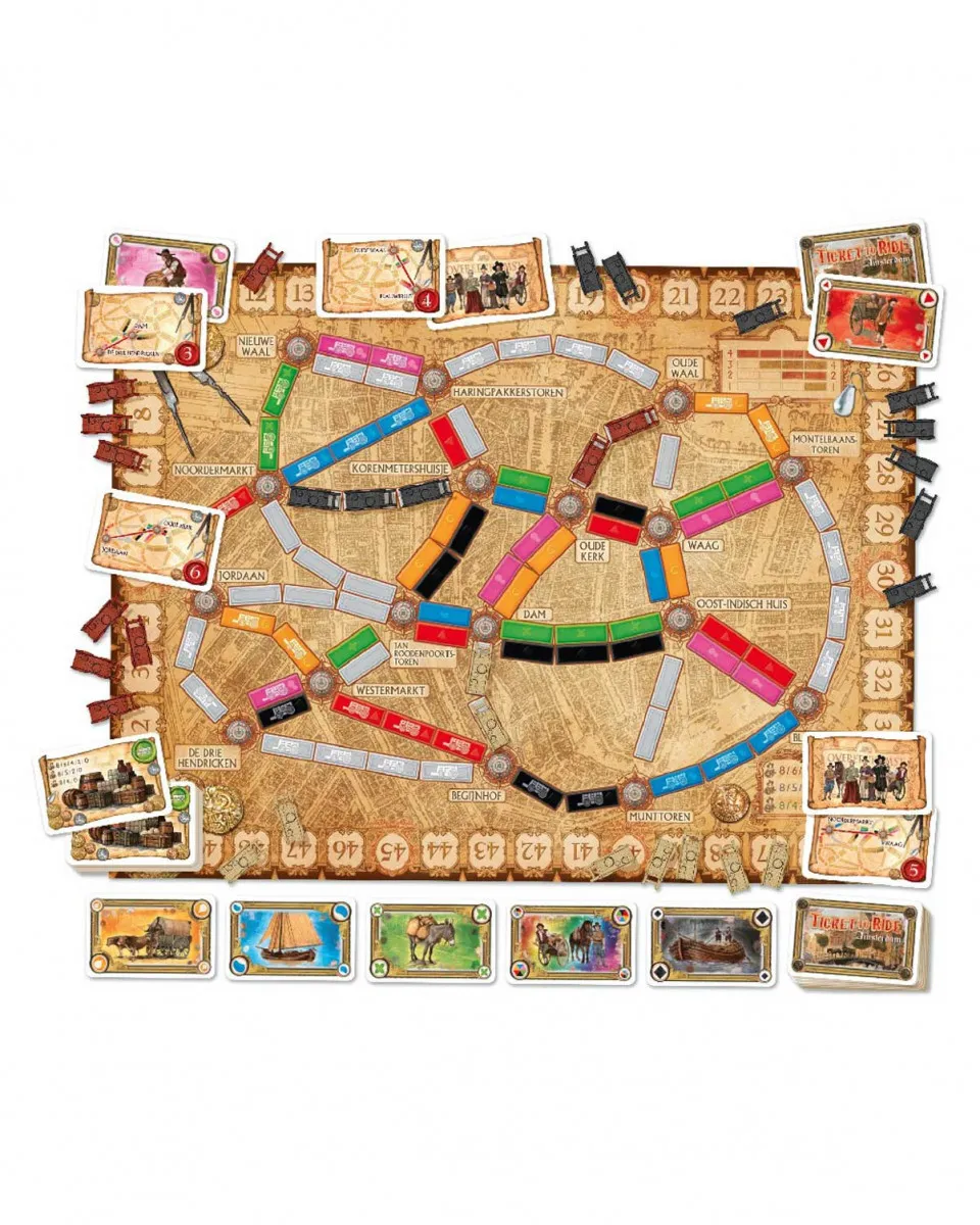 Društvena igra Ticket To Ride Amsterdam (Eng) 