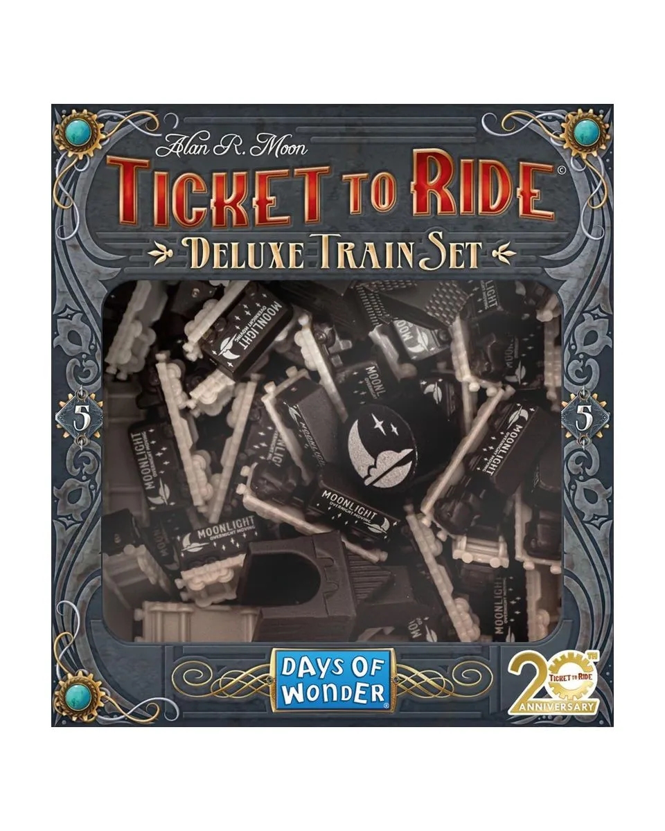 Društvena igra Ticket To Ride Europe - 20th Anniversary Deluxe Train Set - Black 