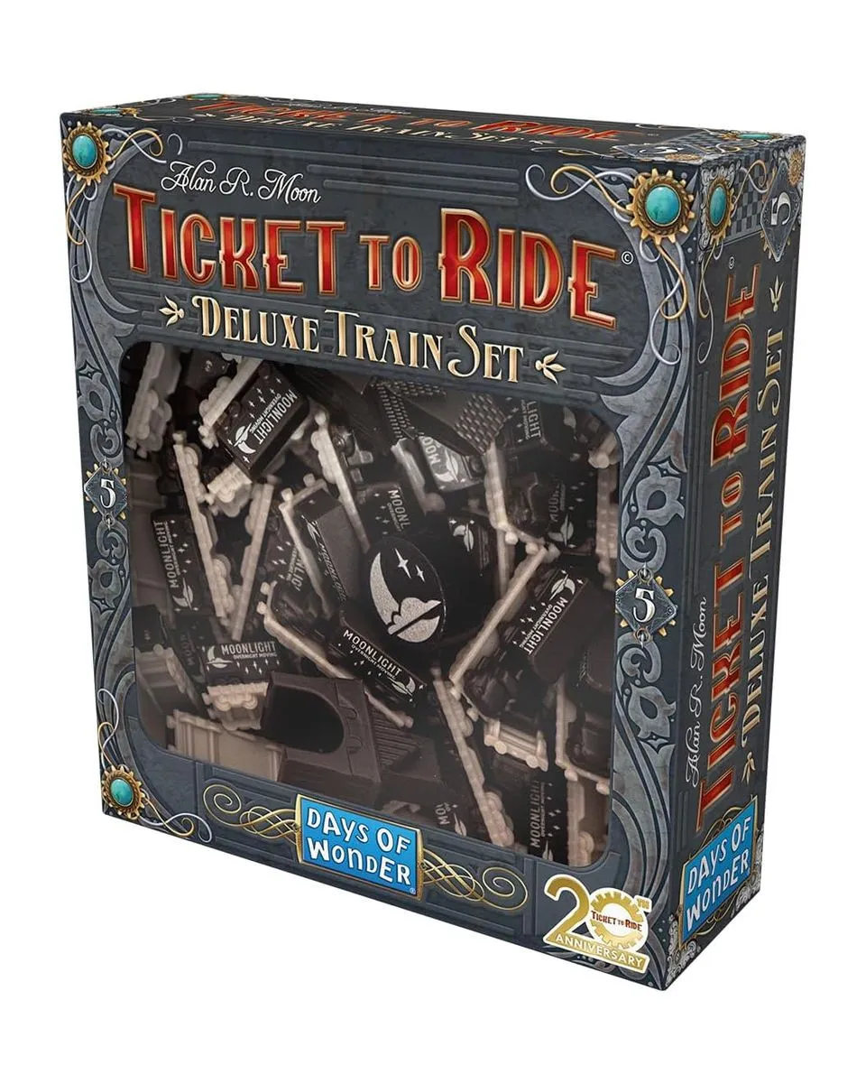 Društvena igra Ticket To Ride Europe - 20th Anniversary Deluxe Train Set - Black 