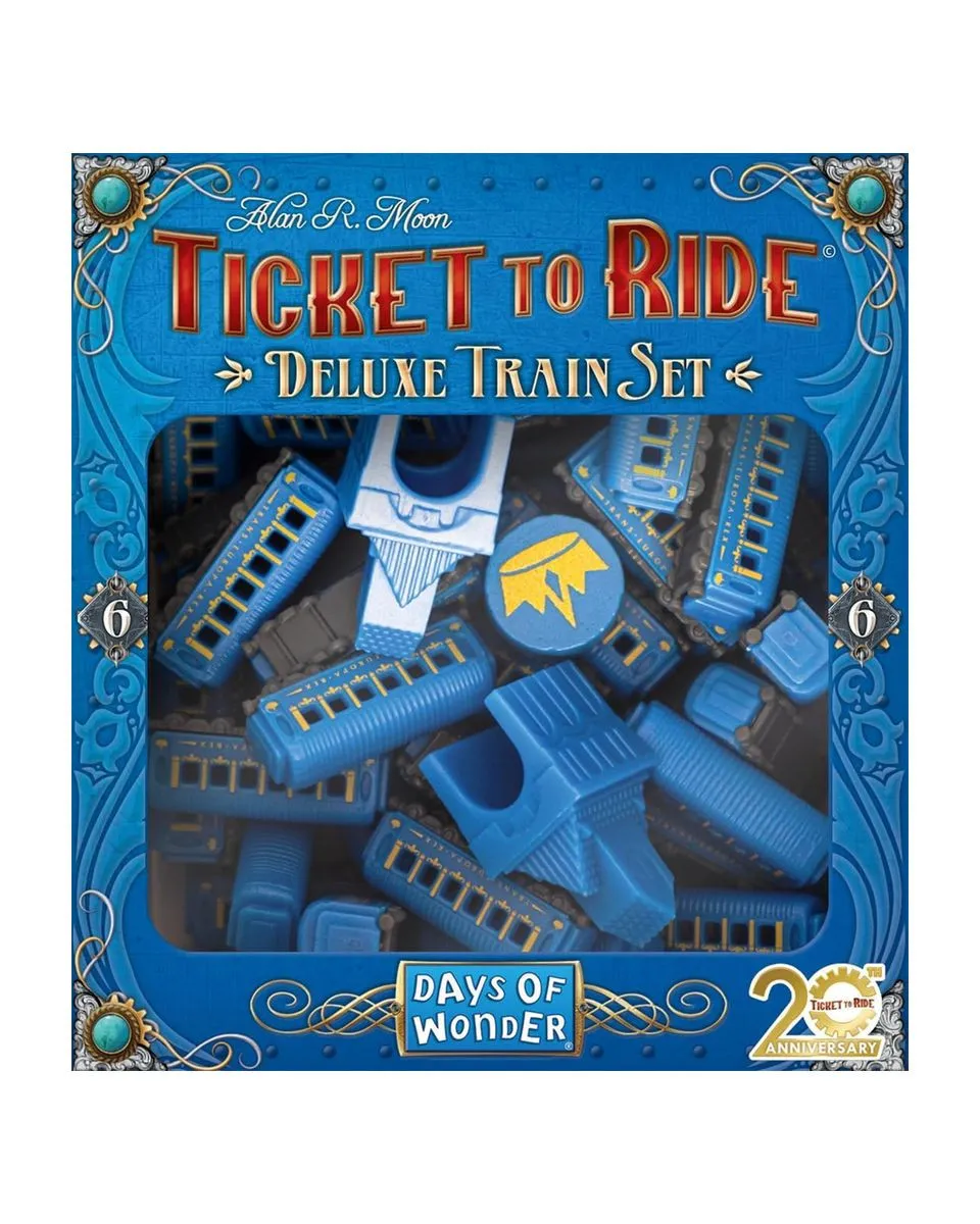 Društvena igra Ticket To Ride Europe - 20th Anniversary Deluxe Train Set - Blue 