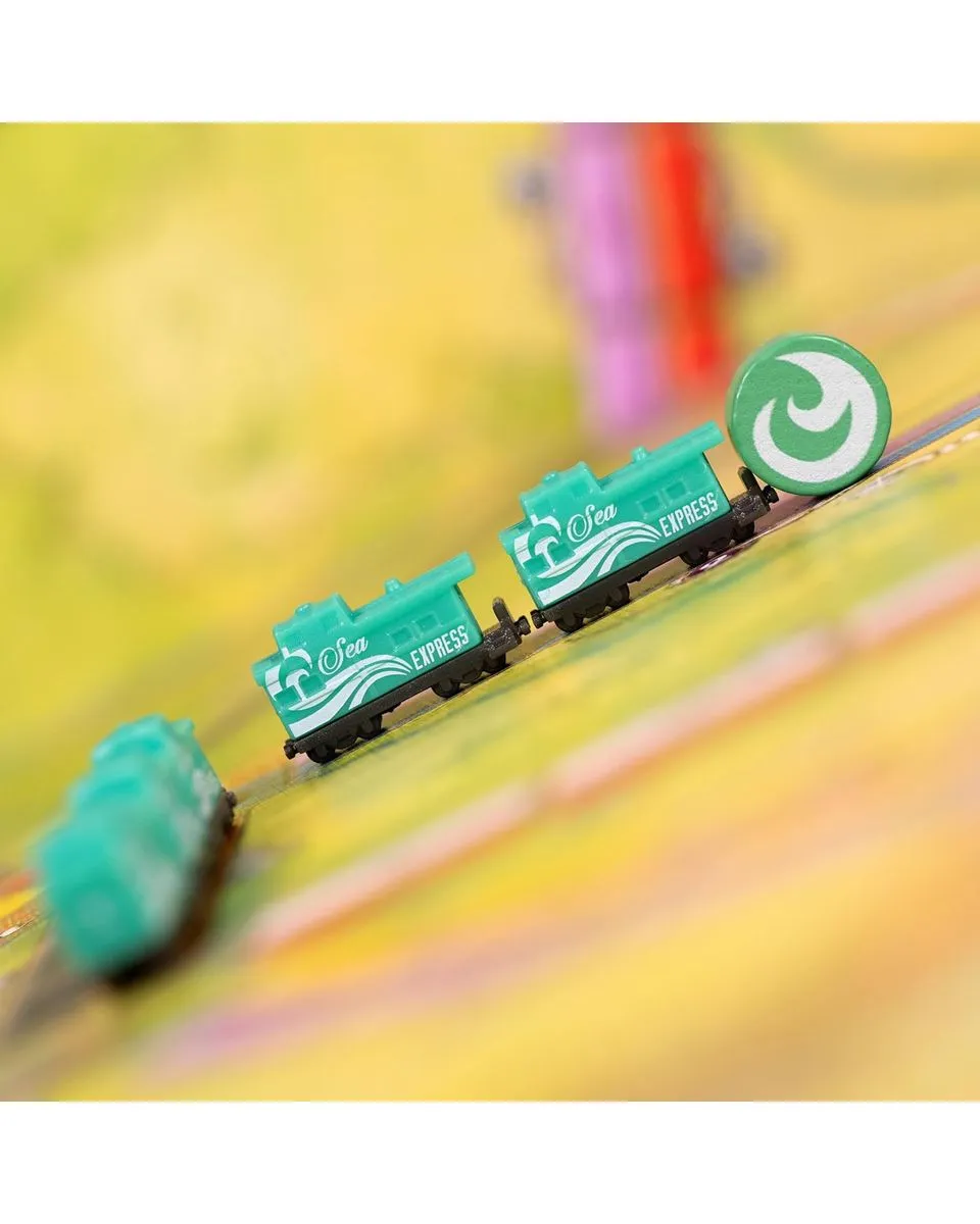 Društvena igra Ticket To Ride Europe - 20th Anniversary Deluxe Train Set - Green 