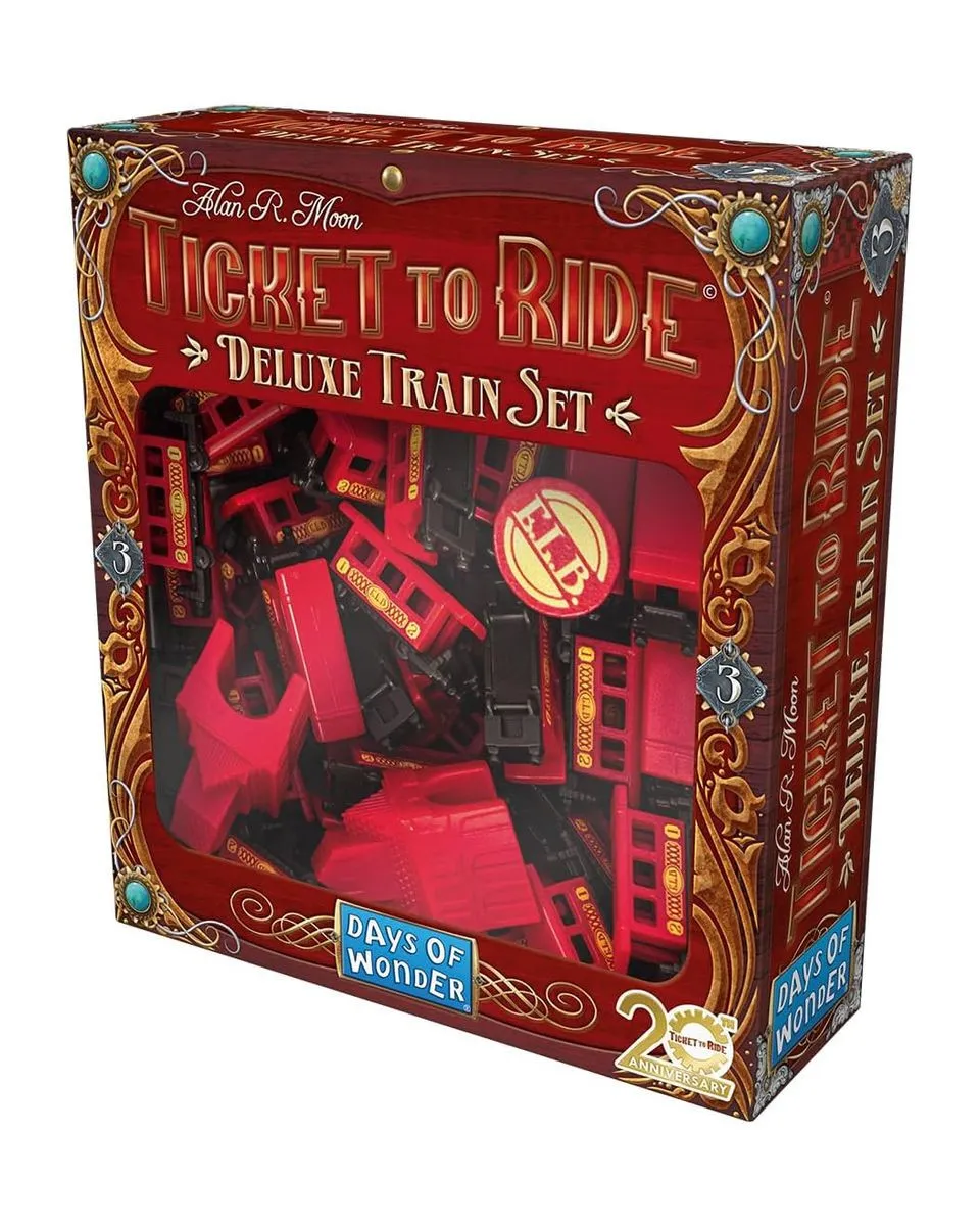 Društvena igra Ticket To Ride Europe - 20th Anniversary Deluxe Train Set - Red 