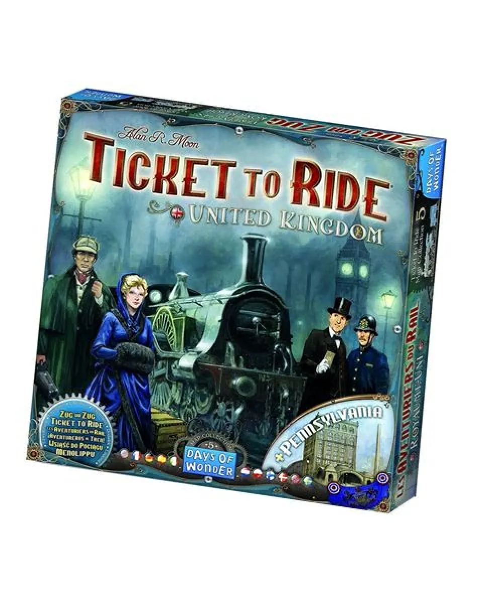 Društvena igra Ticket To Ride United Kingdom (includes Pennsylvania) (Eng) 