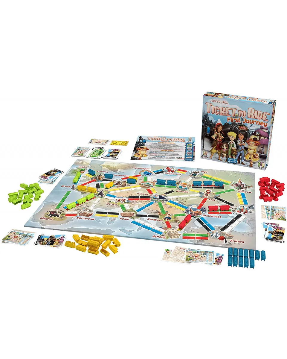 Društvena igra Ticket to Ride - First Journey - Europe 