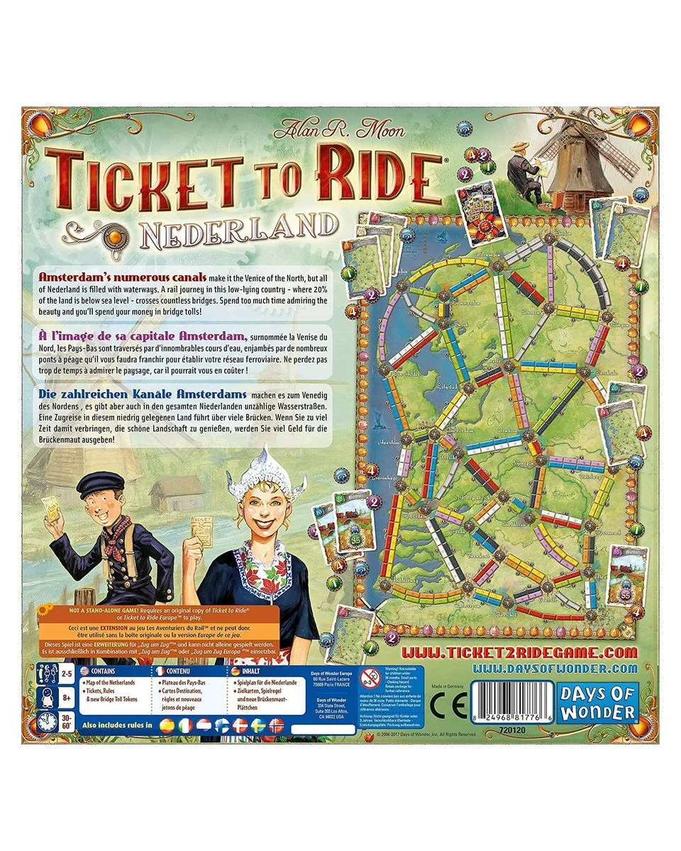 Društvena igra Ticket to Ride Nederland (Eng) 