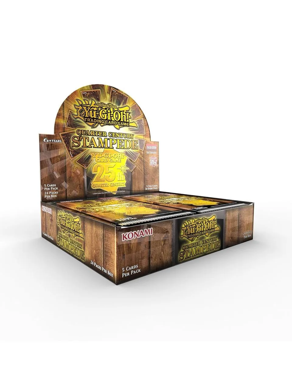 Društvena igra - Yu-Gi-Oh! - Trading Card Game - Quarter Century Stampede Booster Box - 24-Pack 