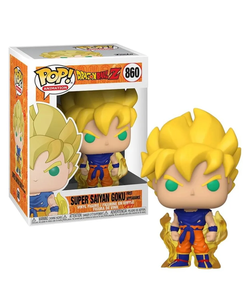 Bobble Figure Anime - Dragon Ball Z POP! - SS Goku (First Appearance) 