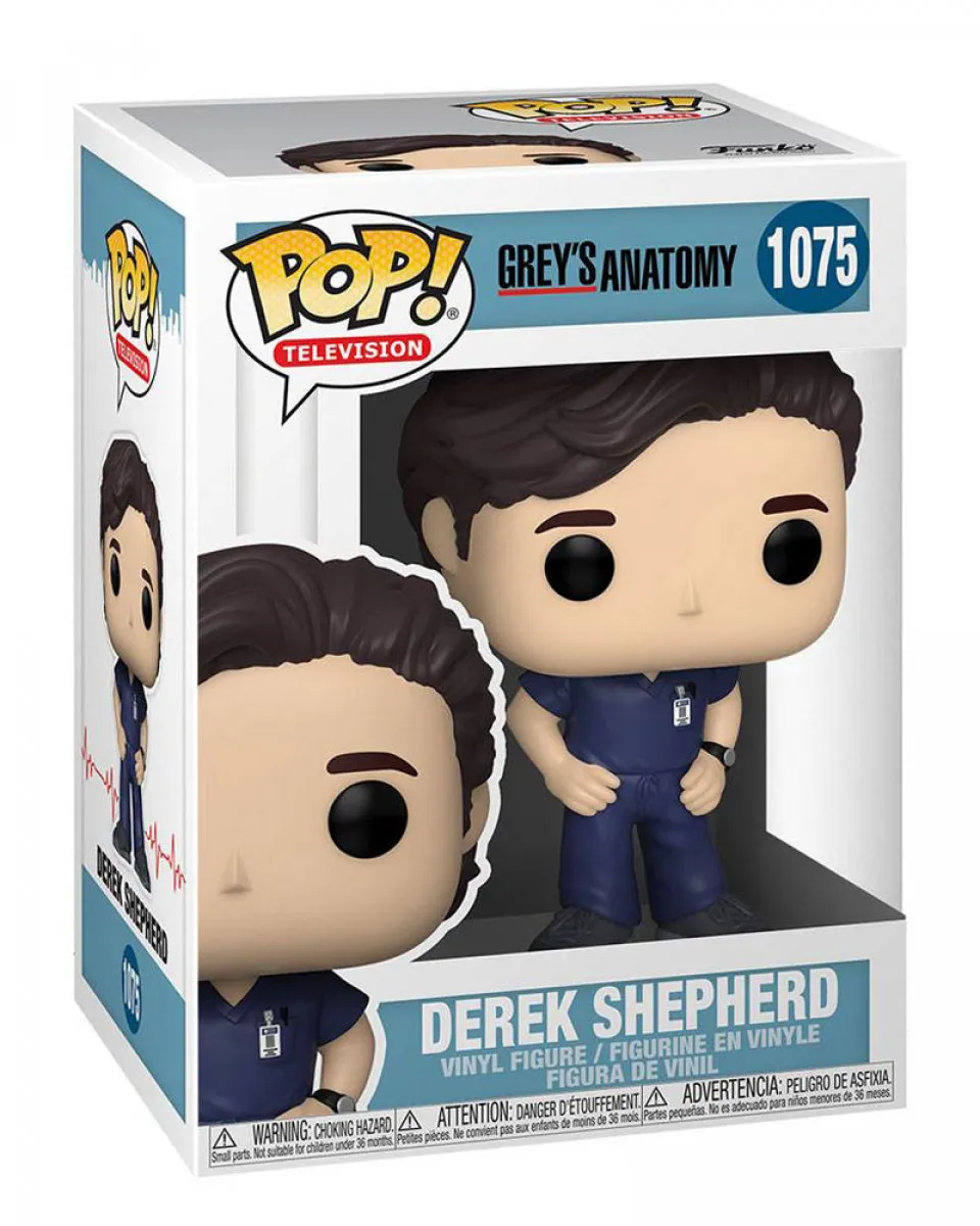 Bobble Figure Grey's Anatomy POP! - Derek Shepherd 