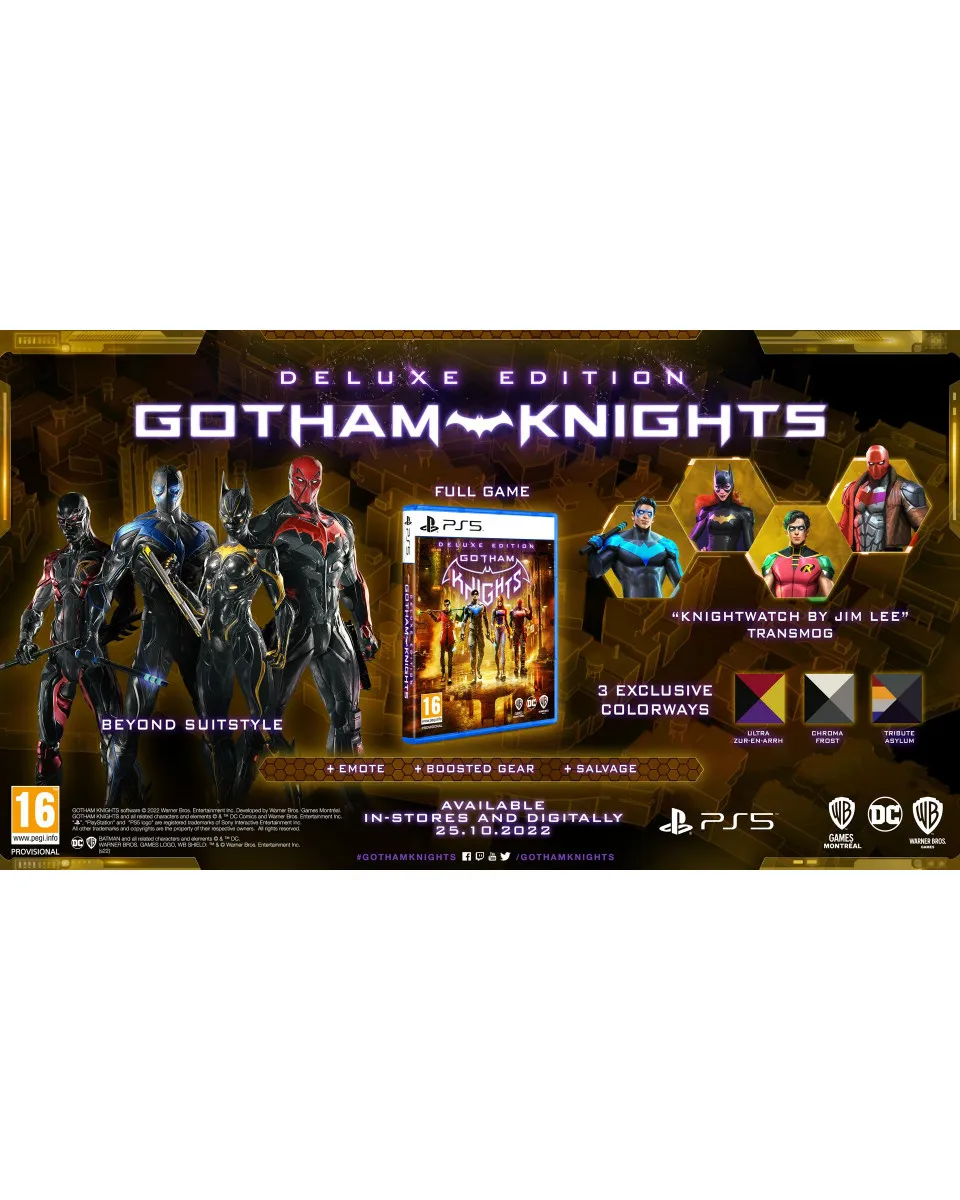 PS5 Gotham Knights Deluxe Edition 