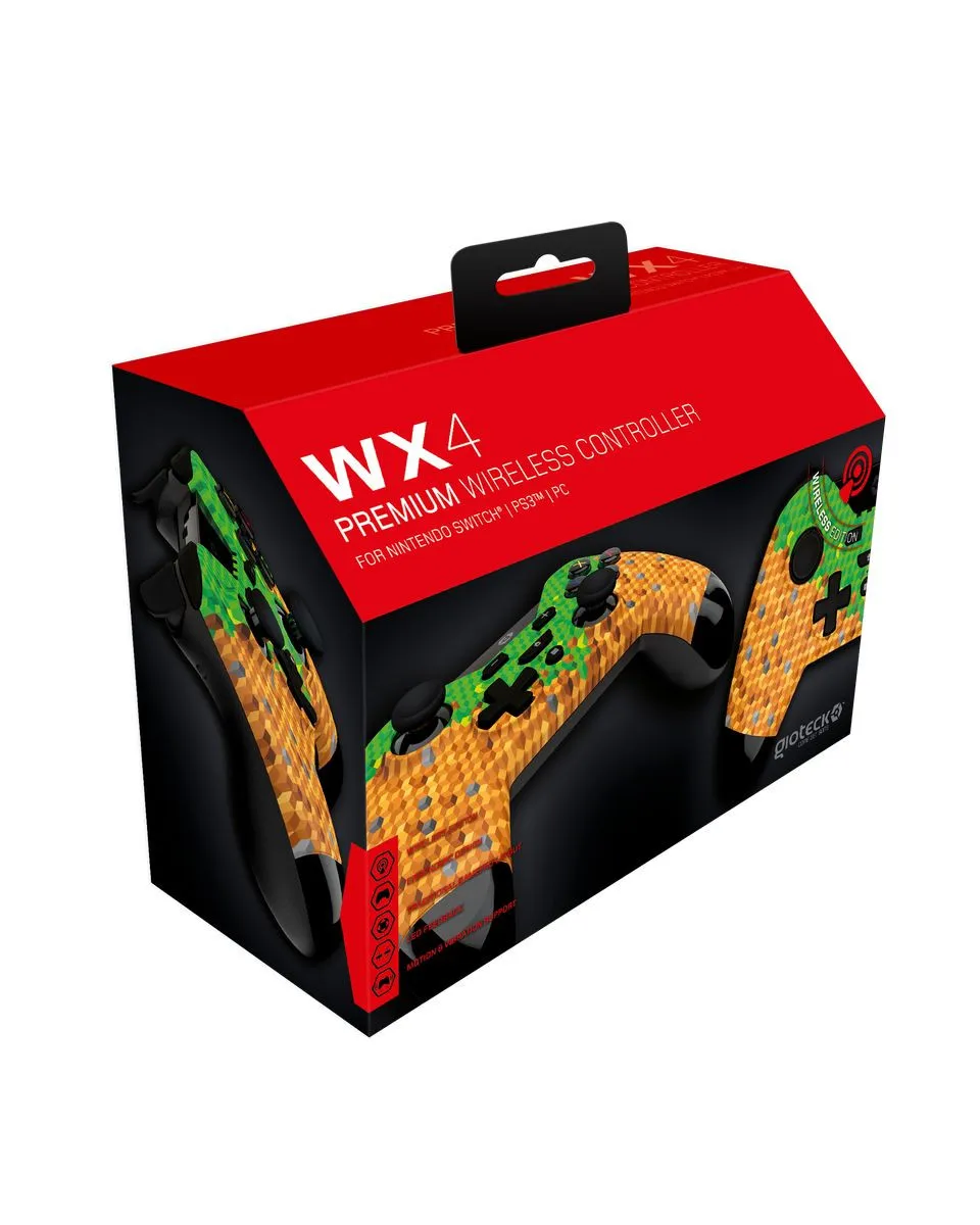 Gamepad Gioteck WX-4 Wireless/Bluetooth - Cubes 