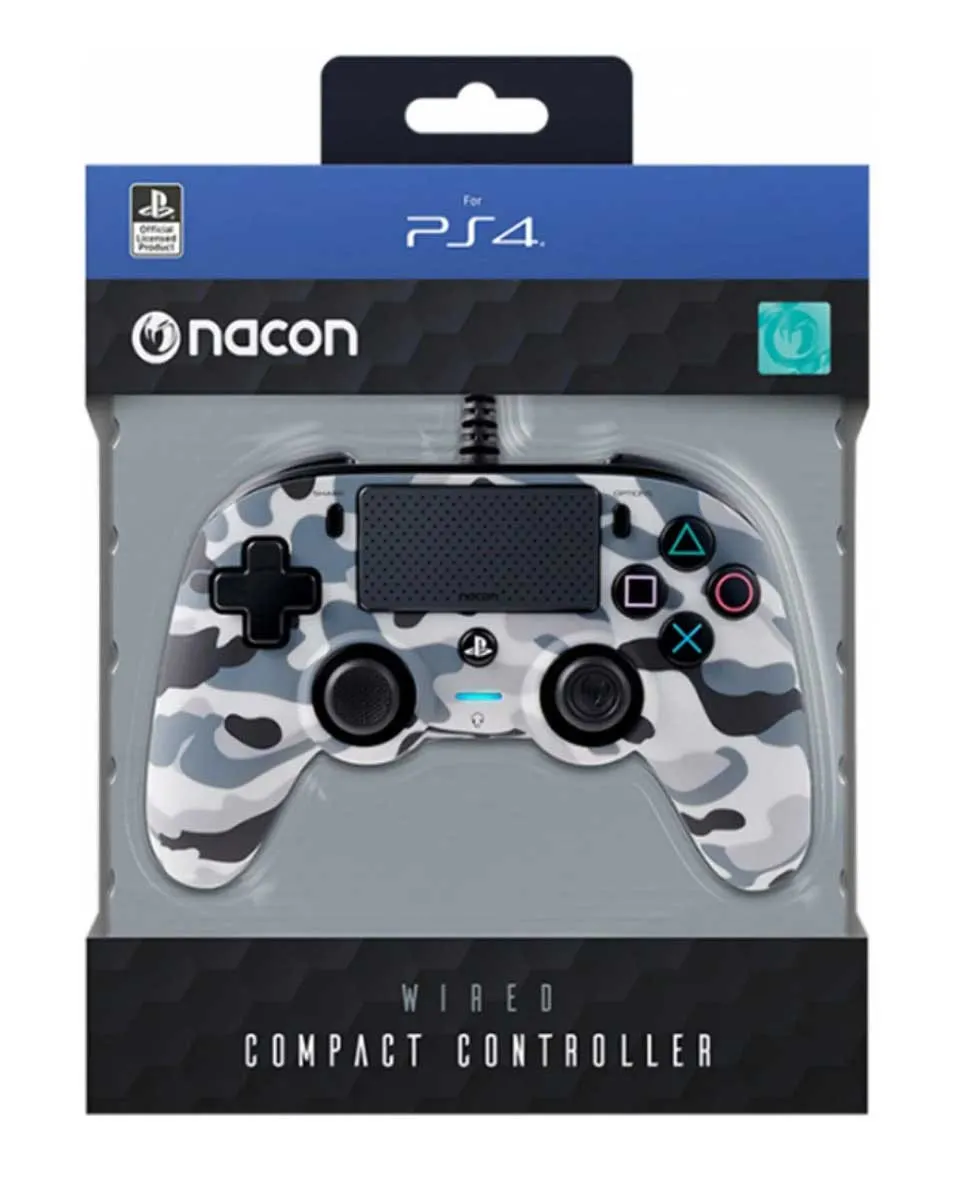 Gamepad Nacon Wired Compact Controller - Camo Grey 