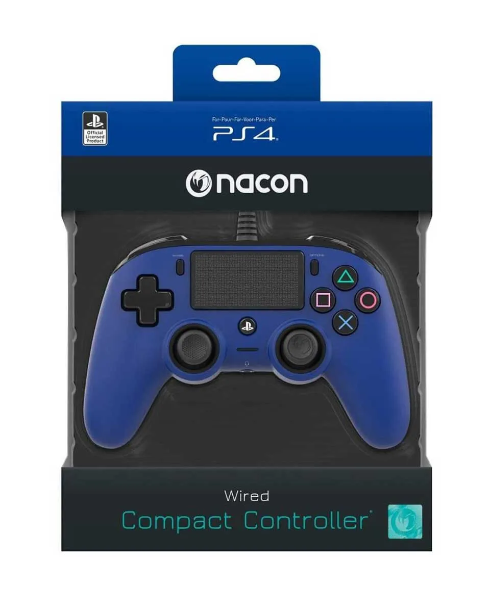 Gamepad Nacon Wired Compact Controller - Blue 