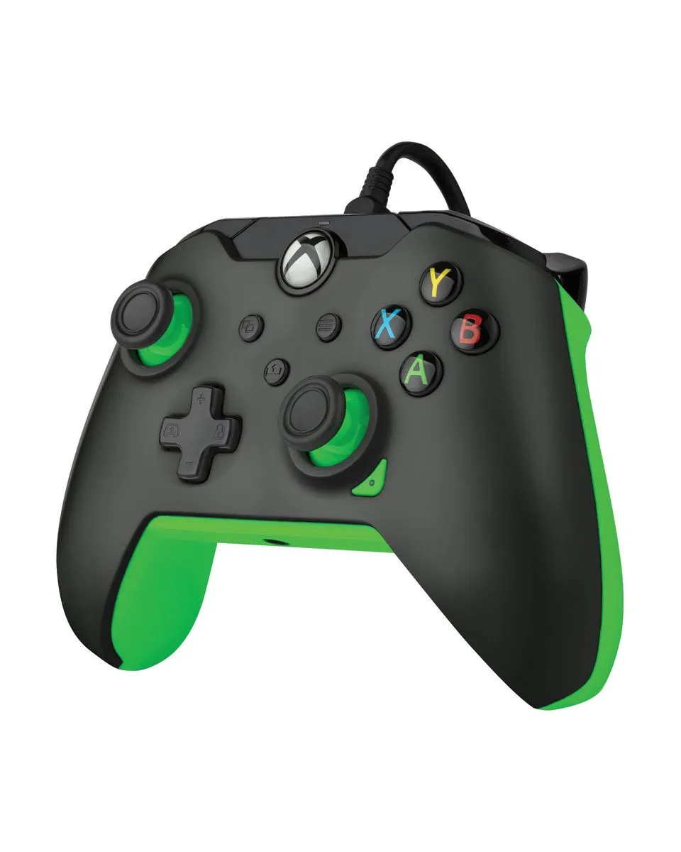 Gamepad PDP Neon Black - Green 