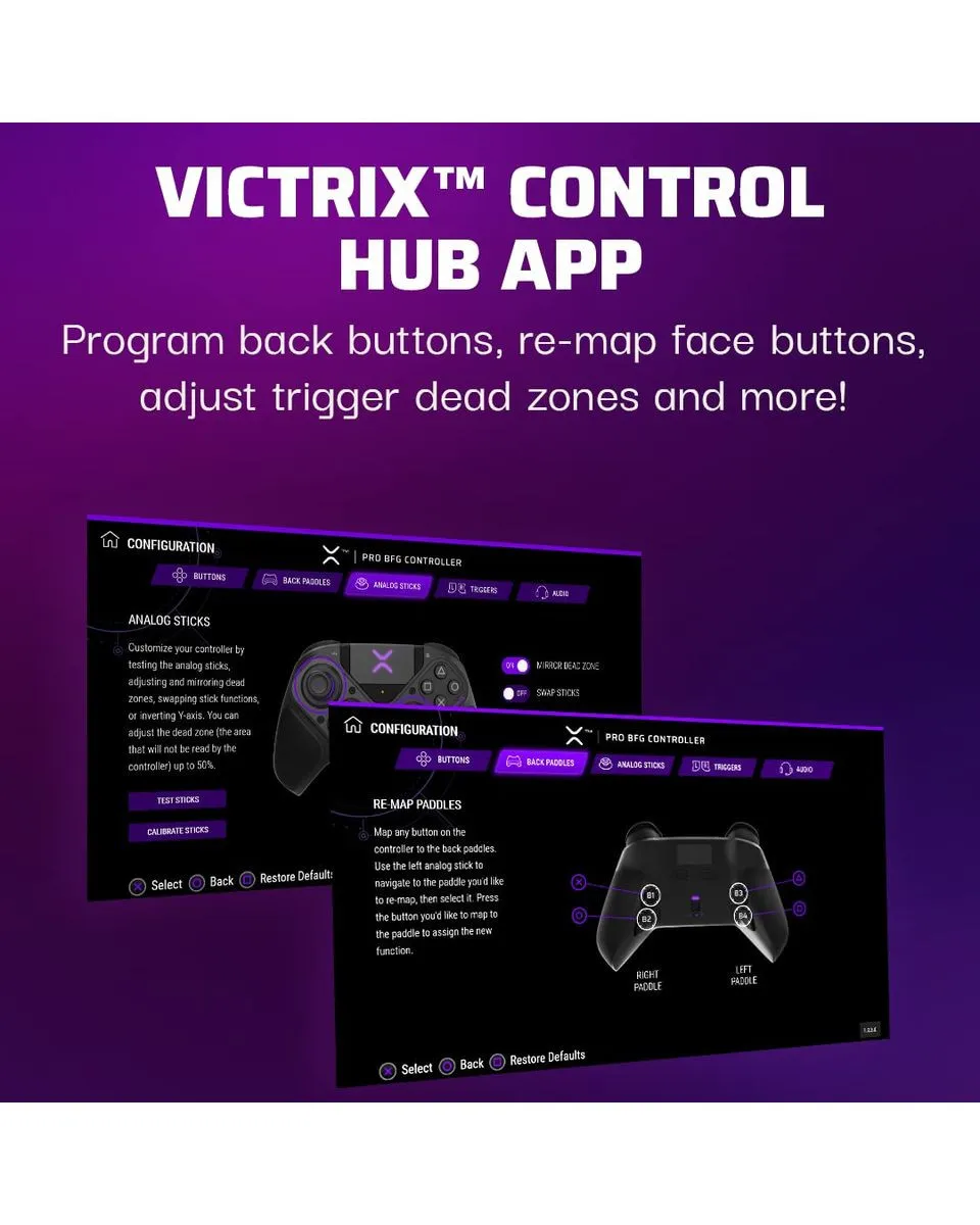 Gamepad PDP Victrix Pro Hybrid Wireless Controller Black 