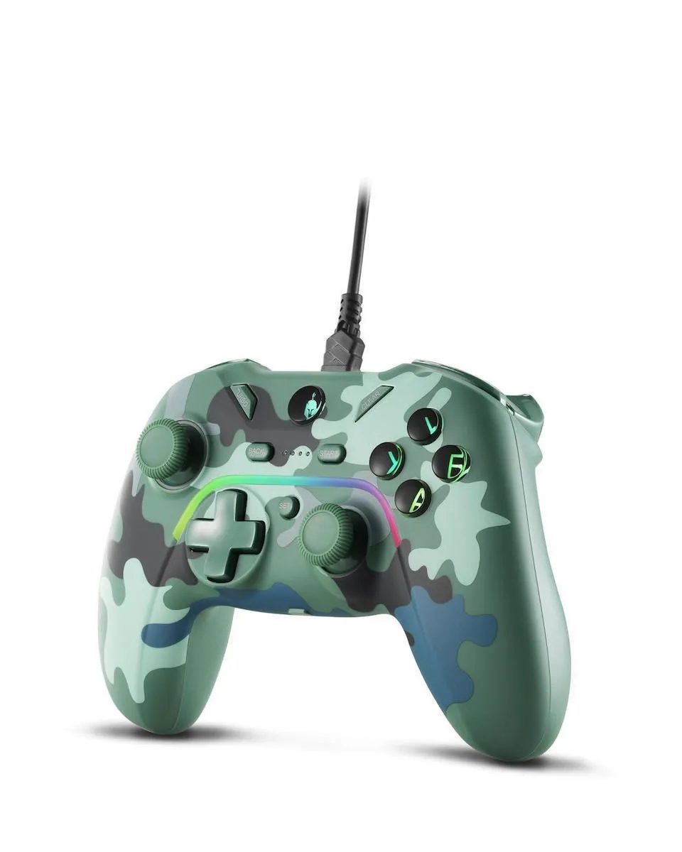 Gamepad Spartan Gear Pelekys Camo Green 