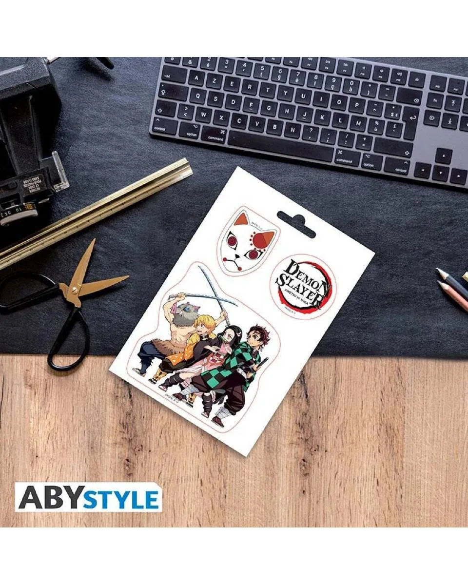 Gift Set AbyStyle - Demon Slayer - Čaša,Nalapnice, Acryl 
