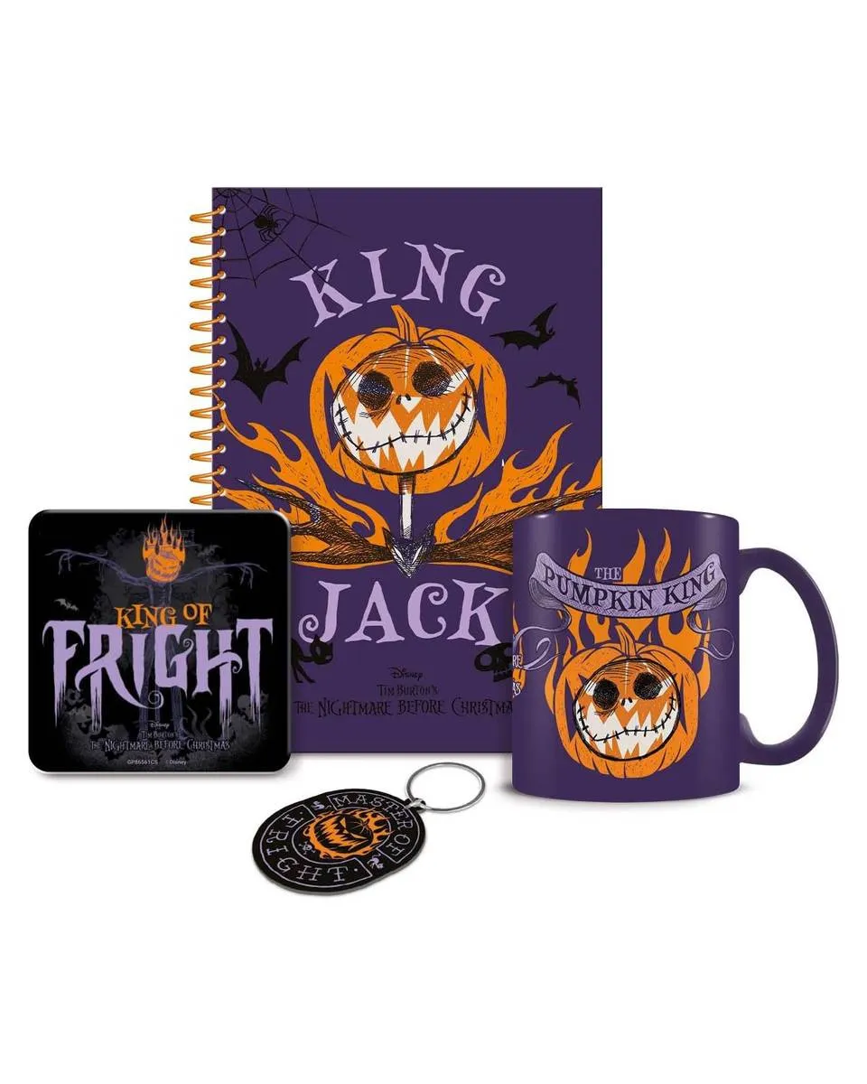 Gift Set - Nightmare Before Christmas - Šolja, Podmetač, Sveska & Privezak 