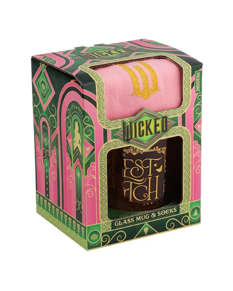 Gift Set Paladone Wicked - Glinda - Šolja & Čarape 