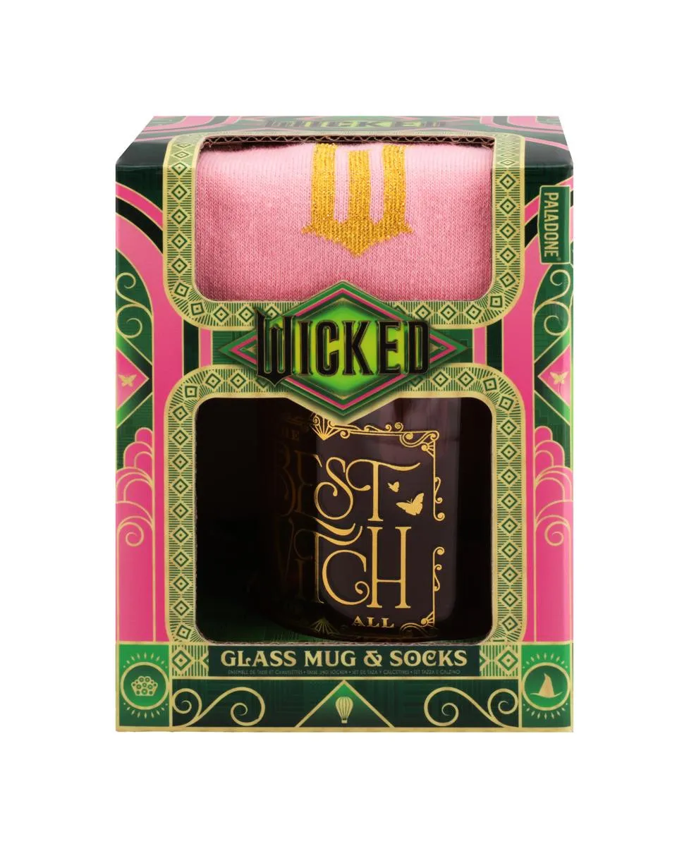 Gift Set Paladone Wicked - Glinda - Šolja & Čarape 