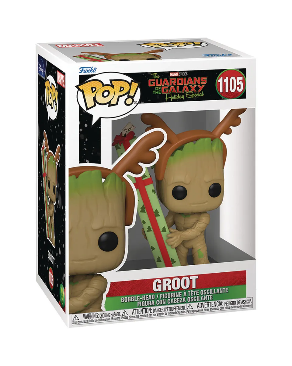 Bobble Figure Marvel - Guardians of the Galaxy POP! Holiday Special - Groot 