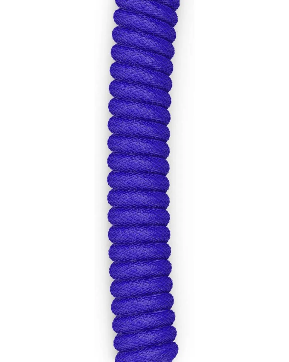Kabl Glorious Coiled Cable USB-C - Cobalt Blue 