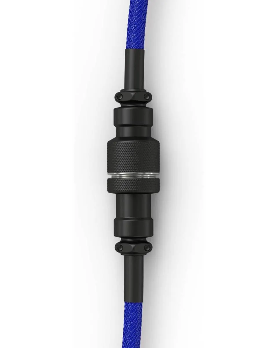 Kabl Glorious Coiled Cable USB-C - Cobalt Blue 