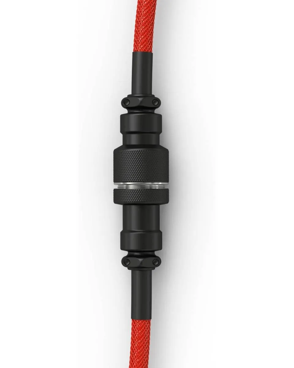 Kabl Glorious Coiled Cable USB-C - Crimson Red 