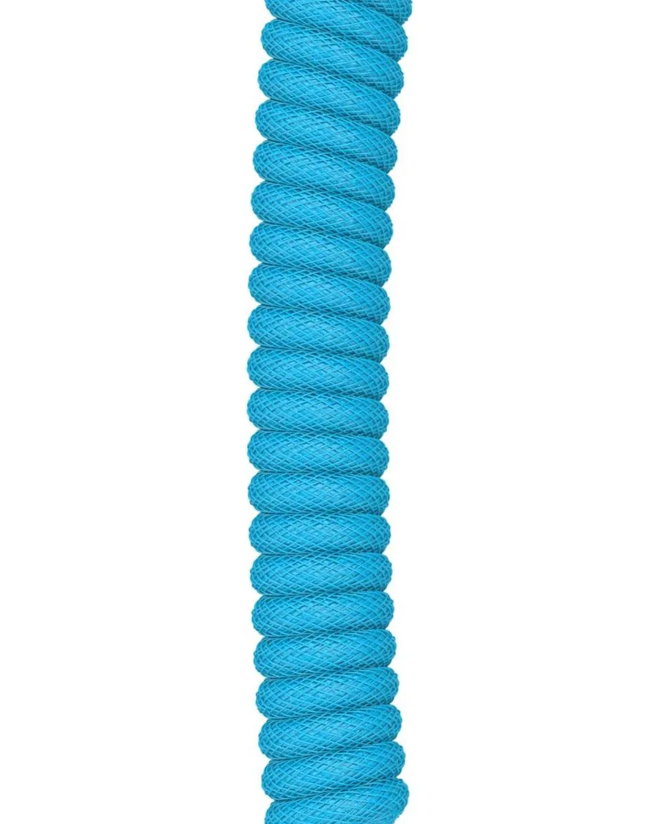 Kabl Glorious Coiled Cable USB-C - Electric Blue 